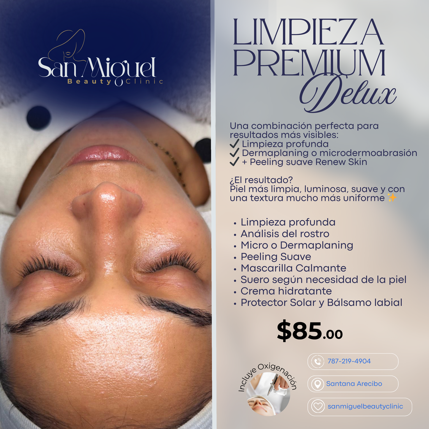 LIMPIEZA FACIAL PREMIUM DELUX