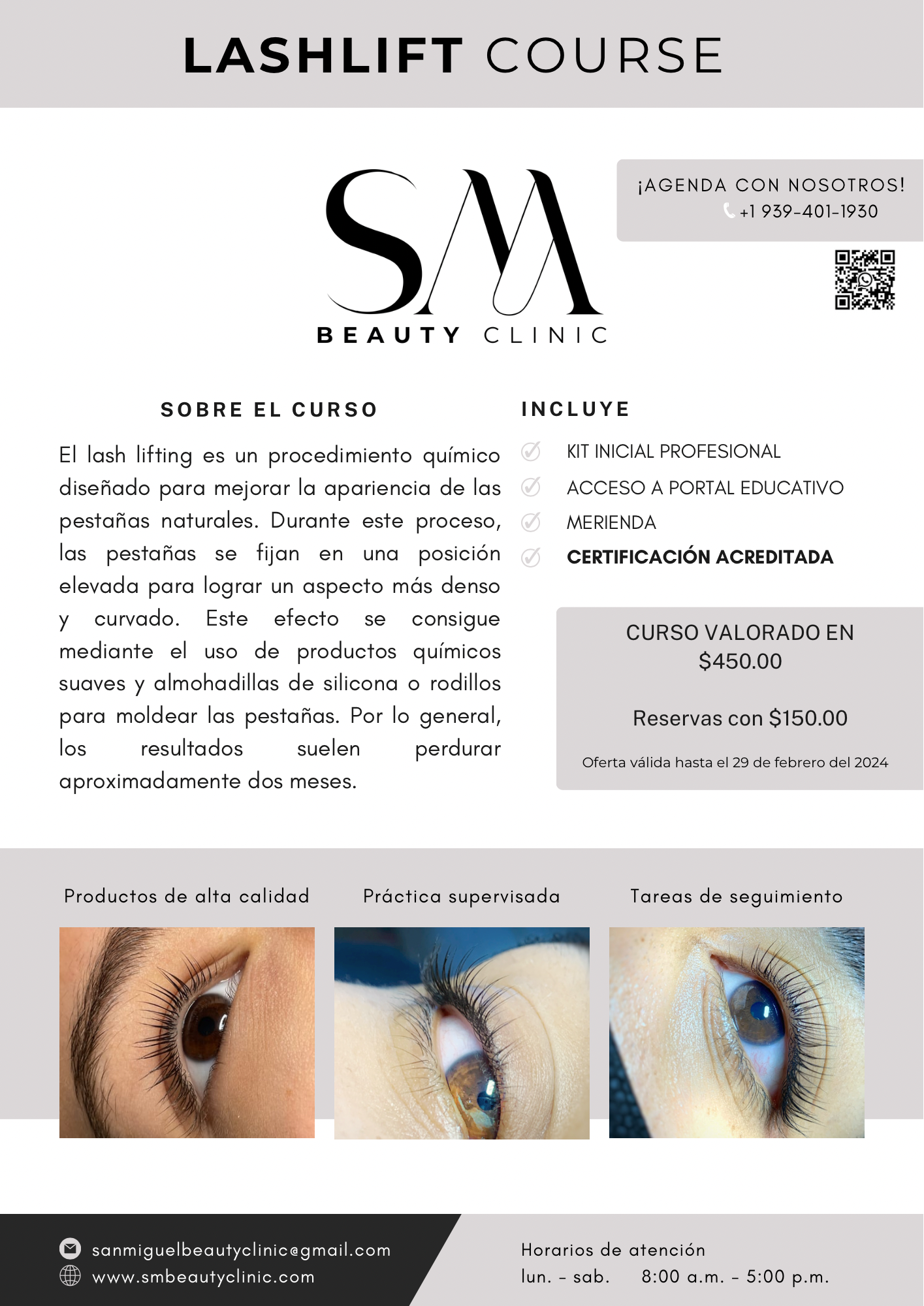 Be The Artist | Presencial | Curso completo de pestañas y cejas