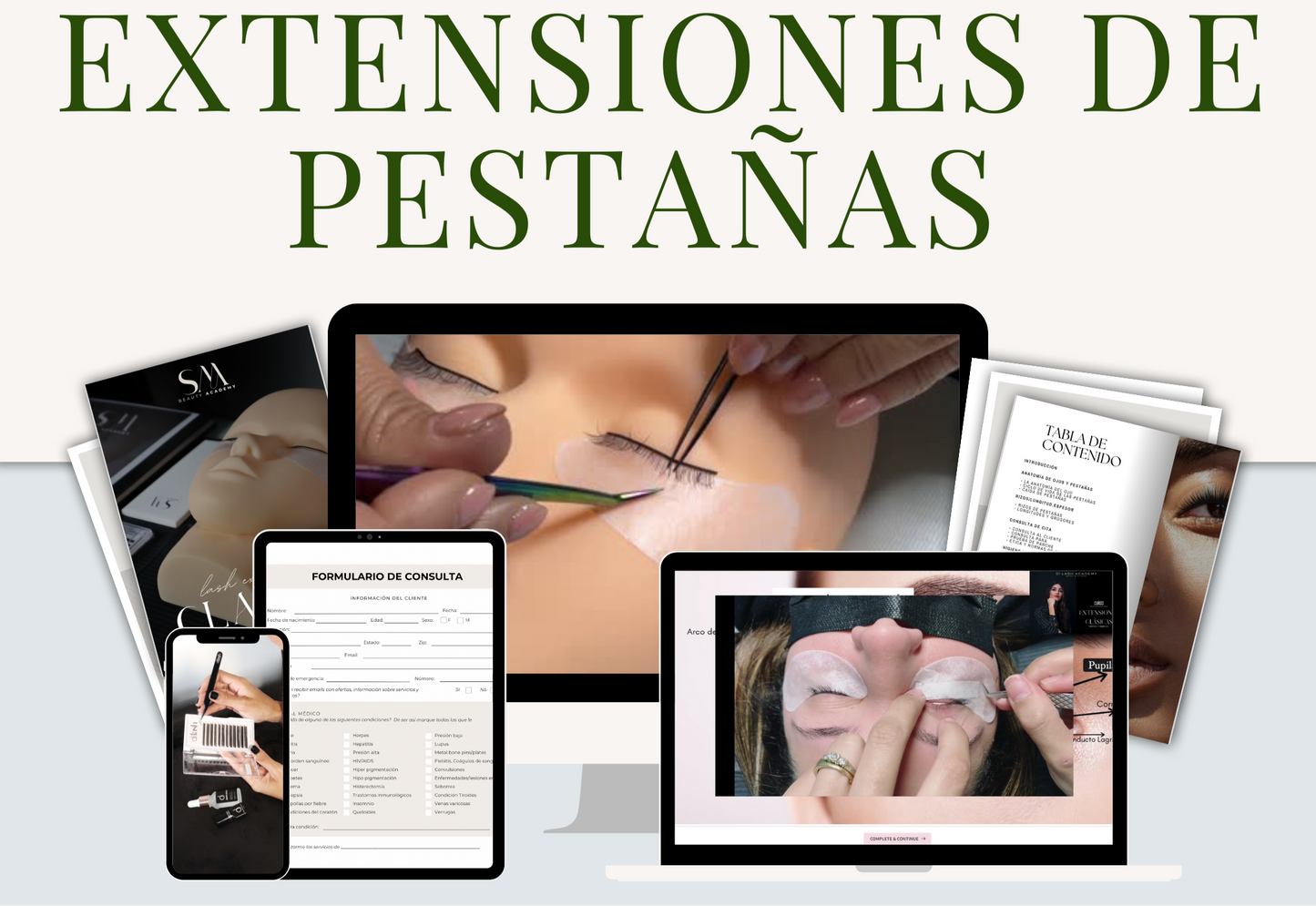 Curso de extensiones de pestañas para principiantes, Presencial en Arecibo Puerto Rico 🌟 Incluye Certificación