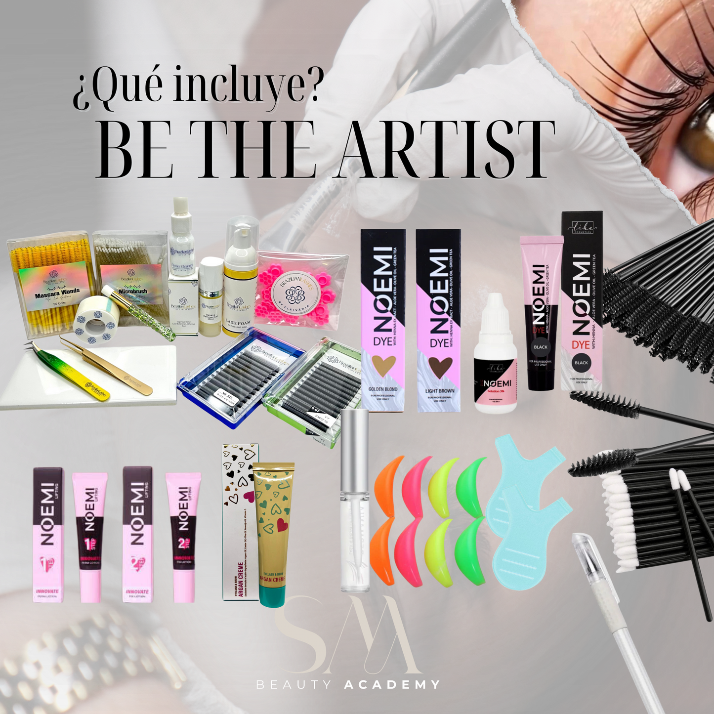 Be The Artist | Presencial | Curso completo de pestañas y cejas