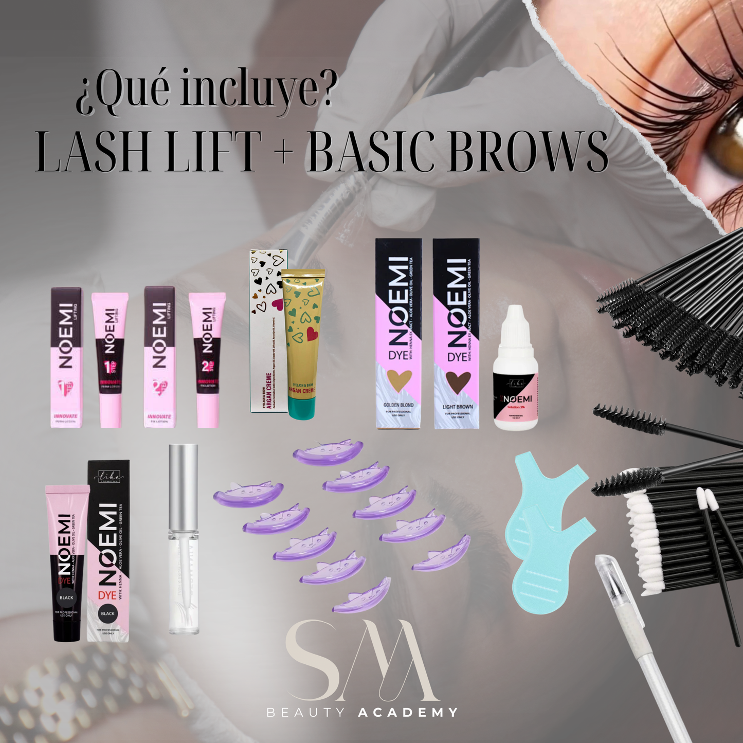 Combo: Curso de Lash Lift + Basic Brows