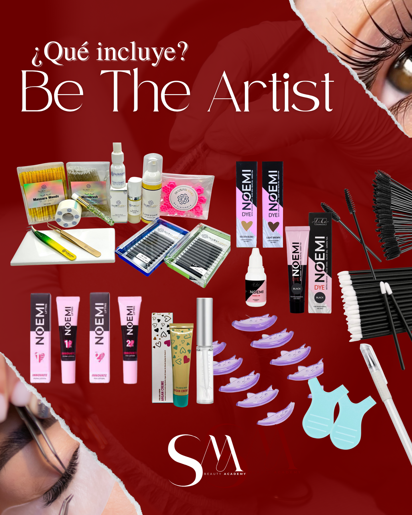 Be The Artist | Curso completo de pestañas y cejas | Presencial Puerto Rico