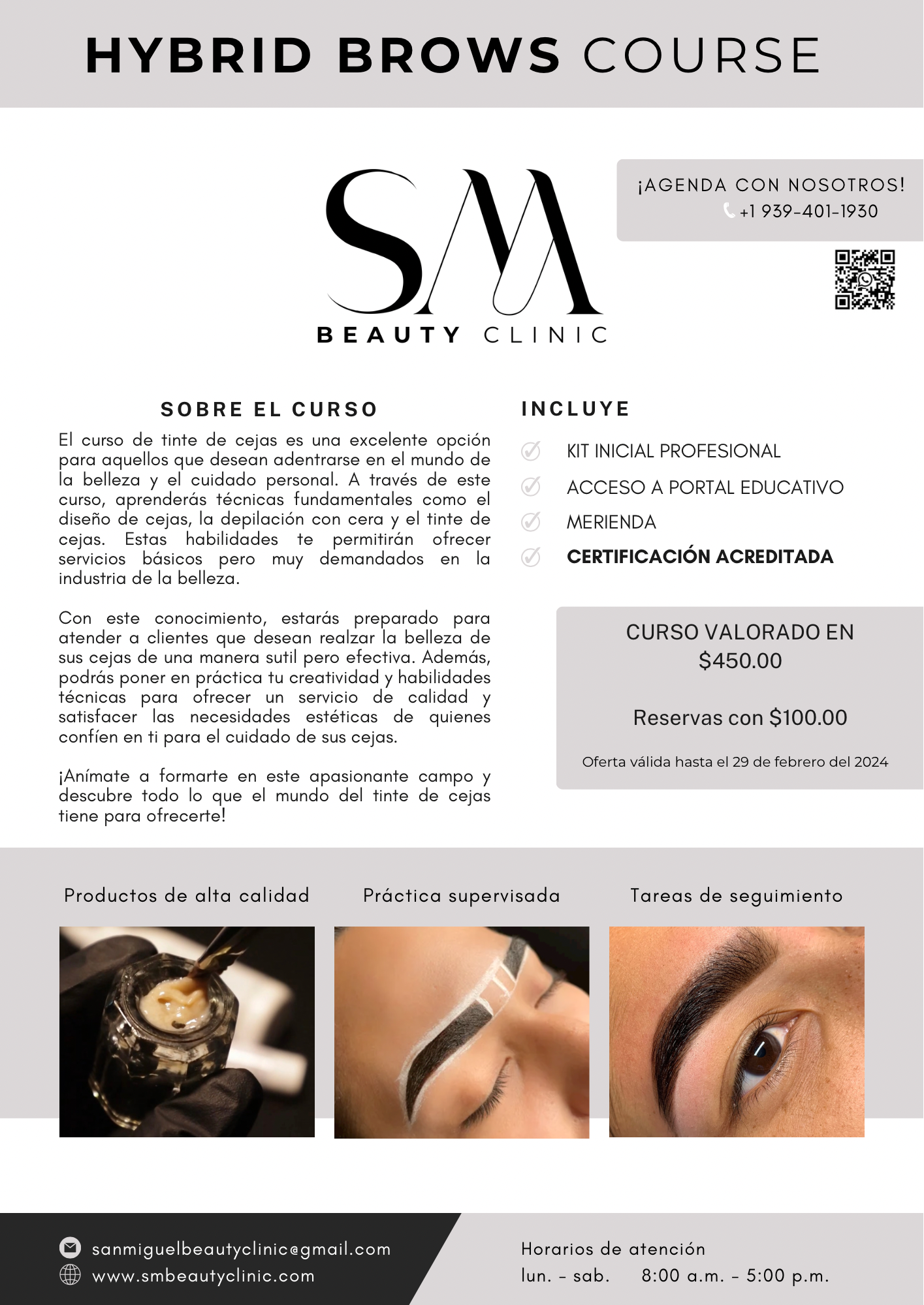 Be The Artist | Presencial | Curso completo de pestañas y cejas