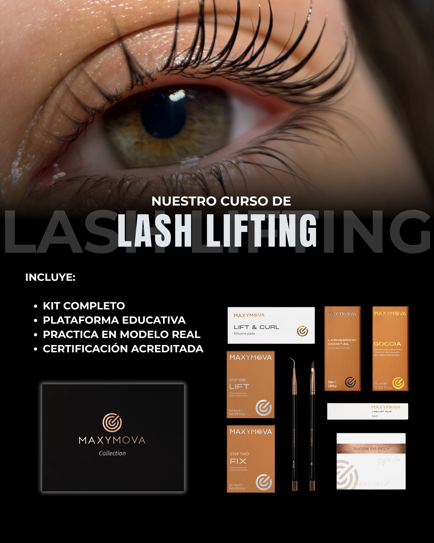 CURSO LASH LIFTING en Puerto Rico | Levantamiento de pestañas | Presencial