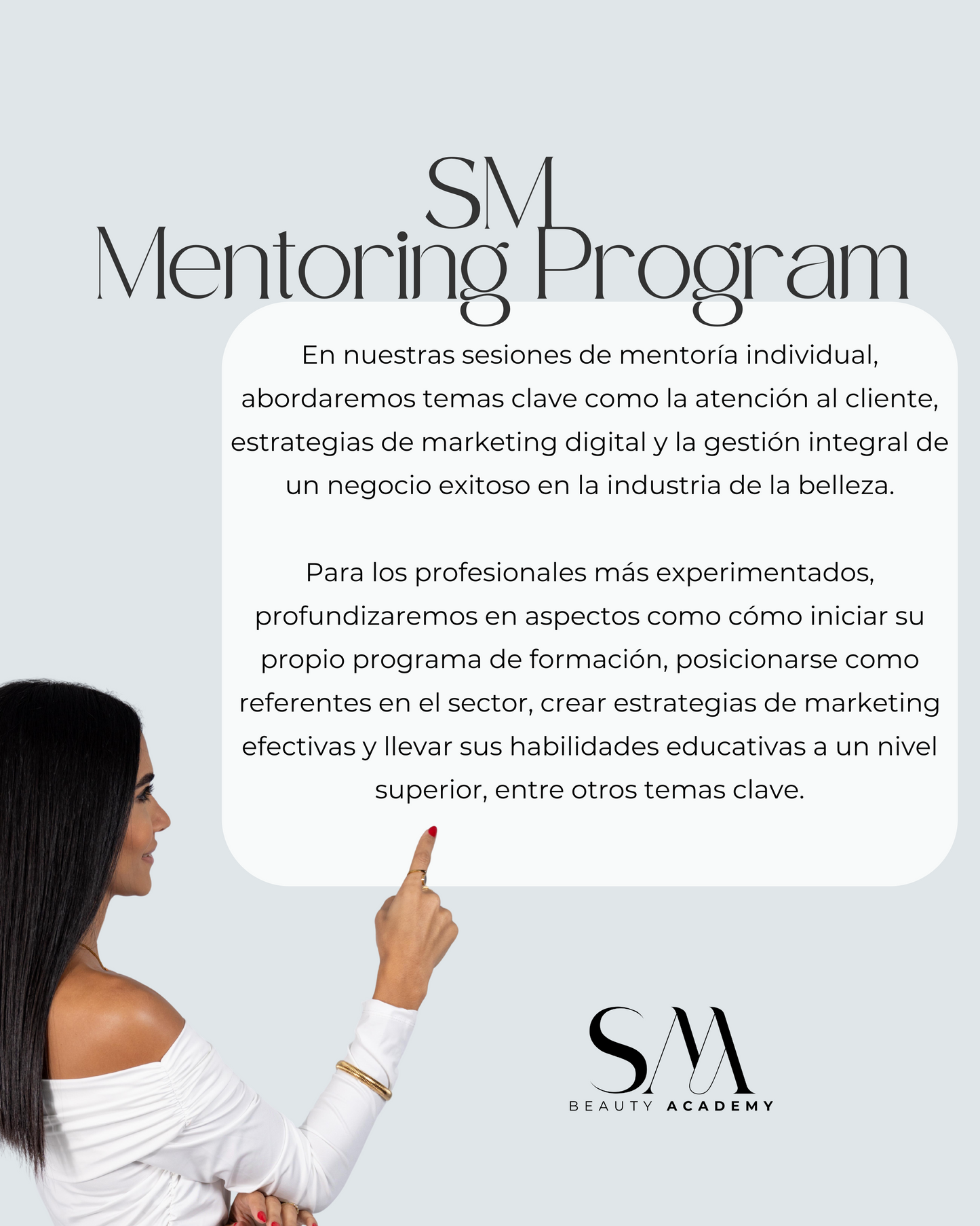 MENTORÍAS para profesionales en el campo de cejas y/o de extensiones de pestañas.