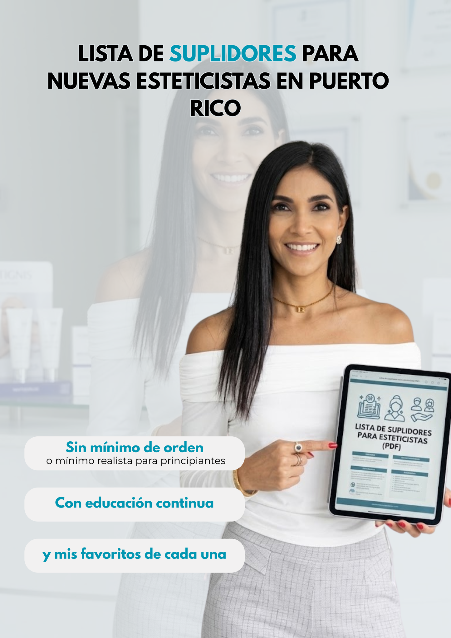 Lista de suplidores de productos de estética para principiantes | NUEVO 2026